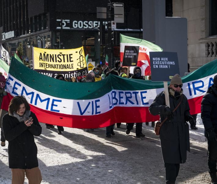 Marche en soutien au mouvement Femme, Vie, Liberté