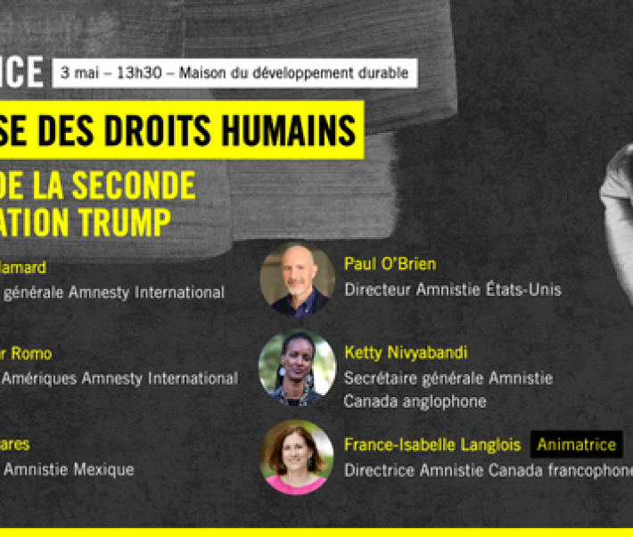 Défendre les droits humains à l'heure de la seconde administration Trump