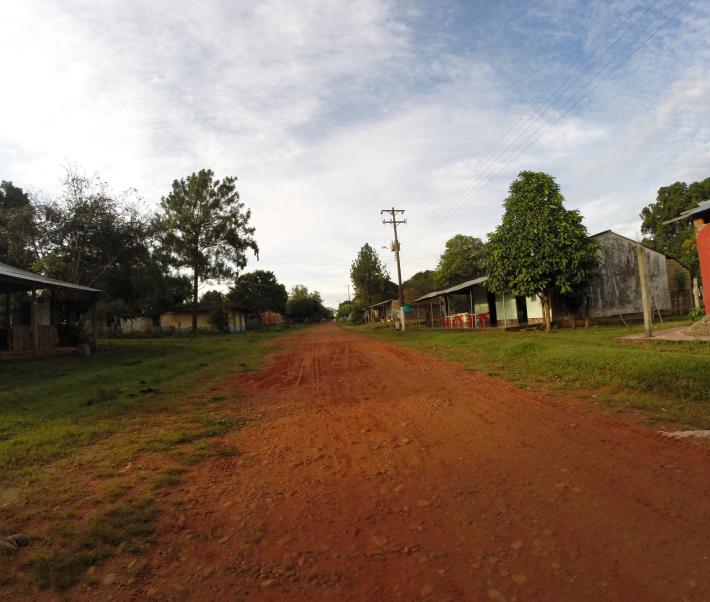 Homes of the peasant farmers of El Porvenir