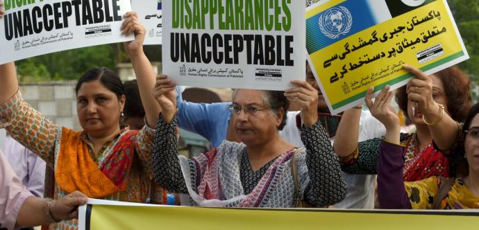 Manifestation au Pakistan