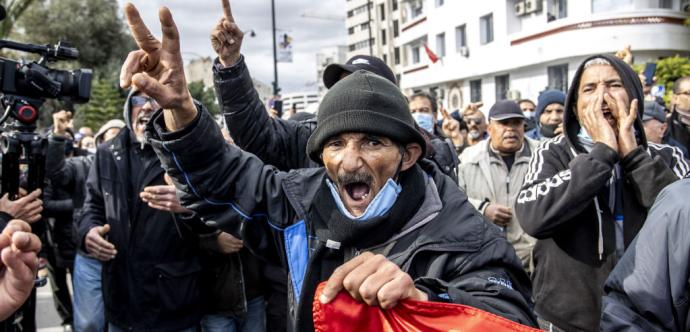 Manifestation en Tunisie