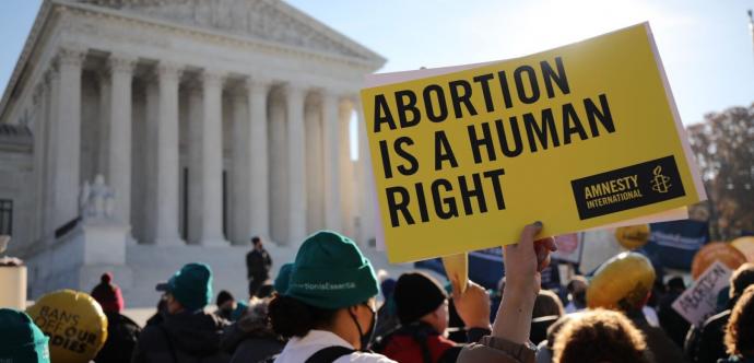 Manifestation pour le droit à l'avortement aux États-Unis