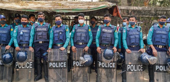 Police au Bangladesh