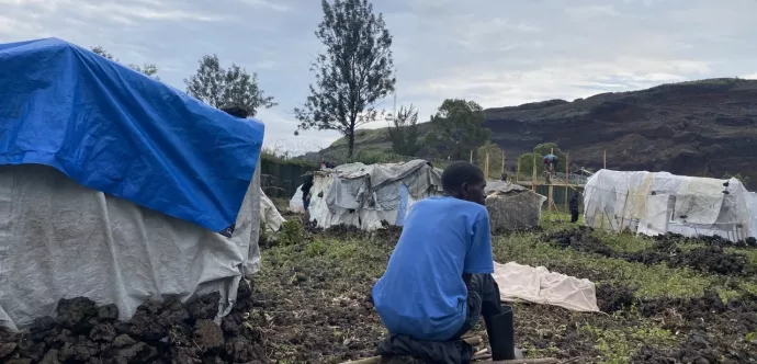 Un camps de réfugié·e·s en République démocratique du Congo