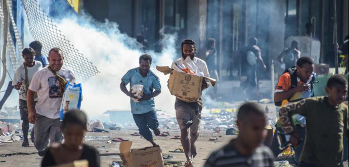 Papouasie-Nouvelle-Guinée émeutes