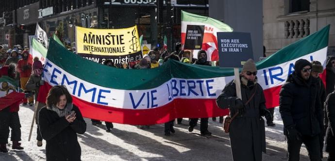 Manifestation Femme Vie Liberté