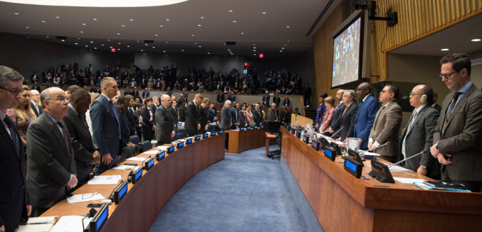 Assemblée des États parties au statut de Rome de la Cour pénale internationale.