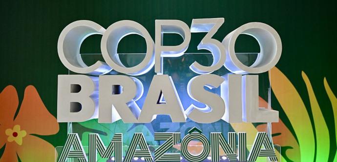 Logo de la COP30 au brésil