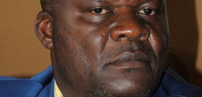 Photo portrait de Roger Lumbala Tshitenga, chef d’un groupe armé congolais