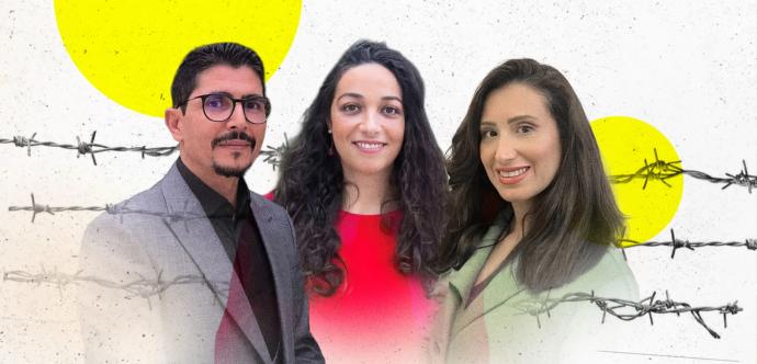 Membres du Terre d’asile Tunisie, la branche tunisienne de l’organisation non gouvernementale (ONG) française France terre d’asile