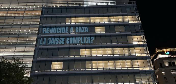 projection sur immeuble