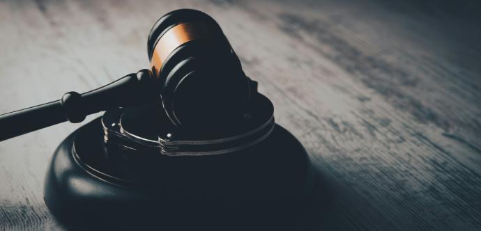 un maillet de justice