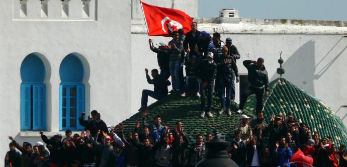 Tunis protests