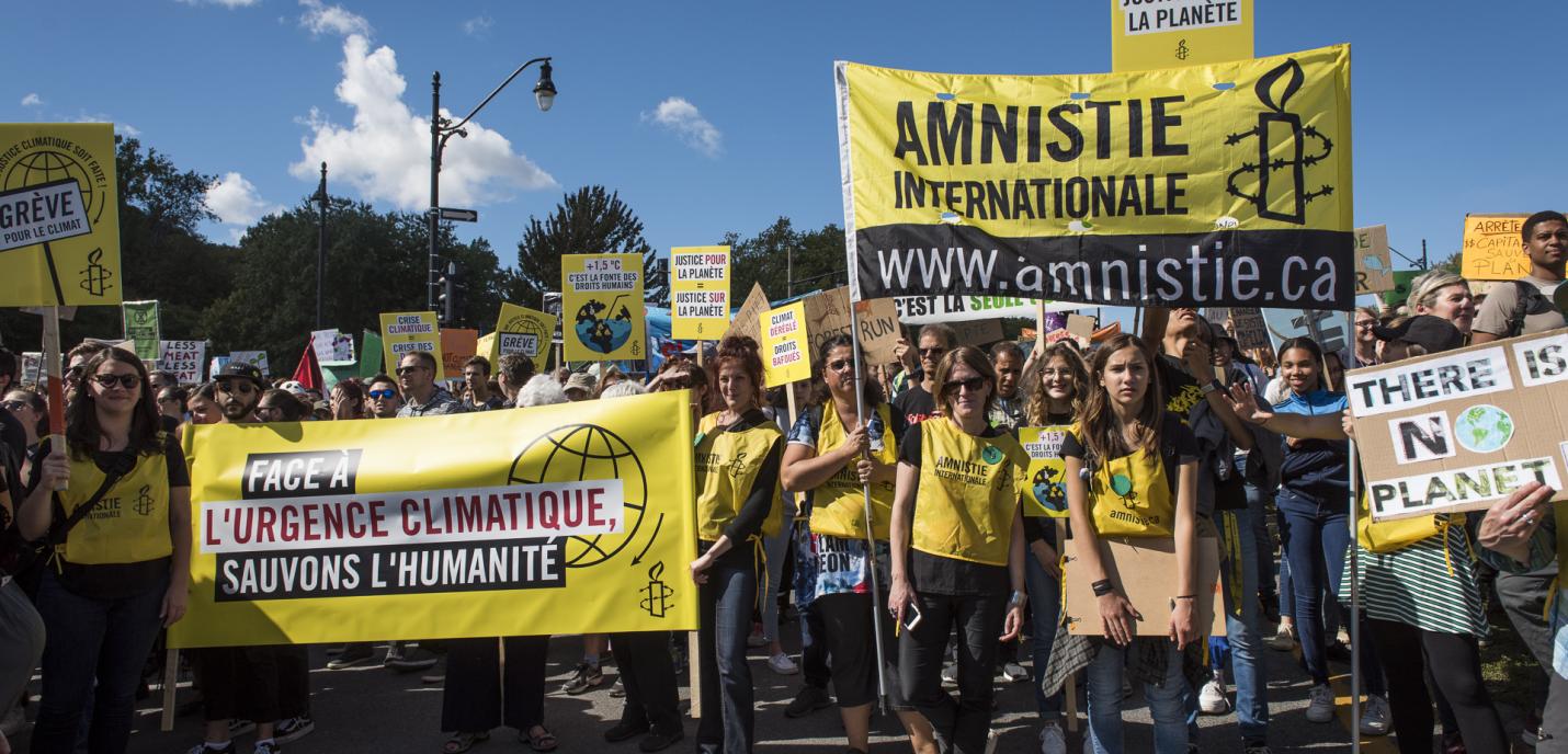 Marche mondiale pour le climat - Montréal - 2019.
