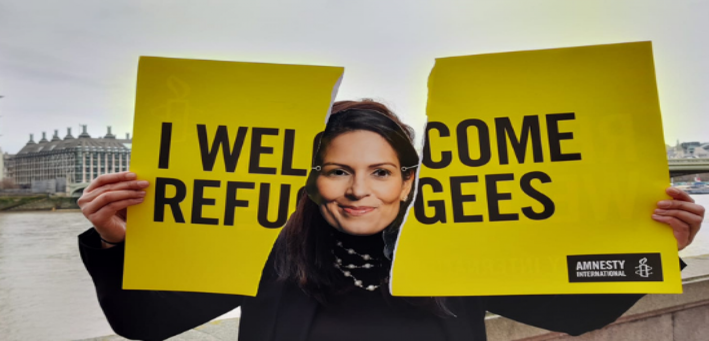 I welcome refugees 