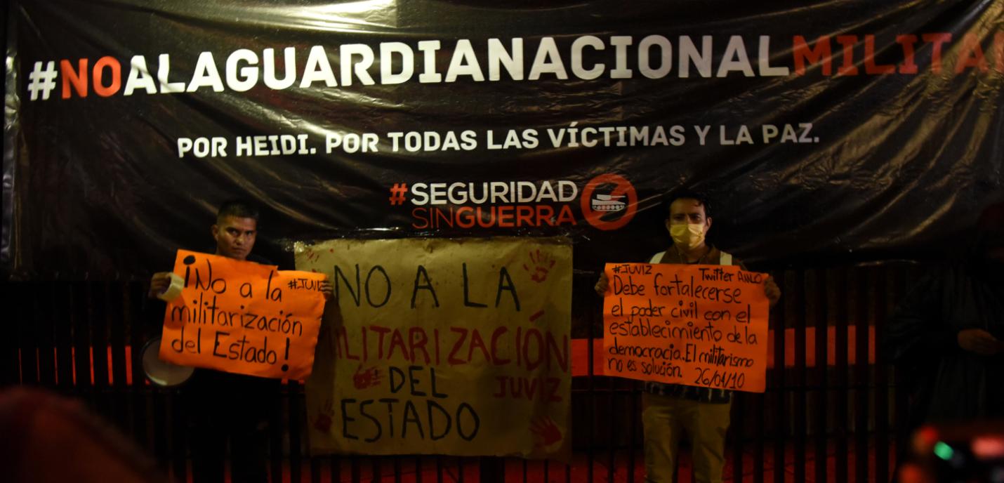 Manifestants au Mexique