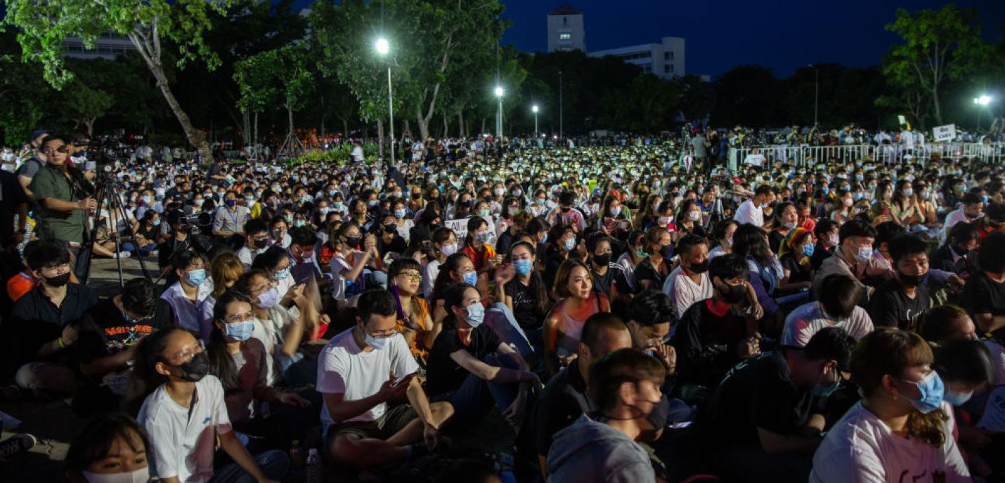 Manifestation en Thailande