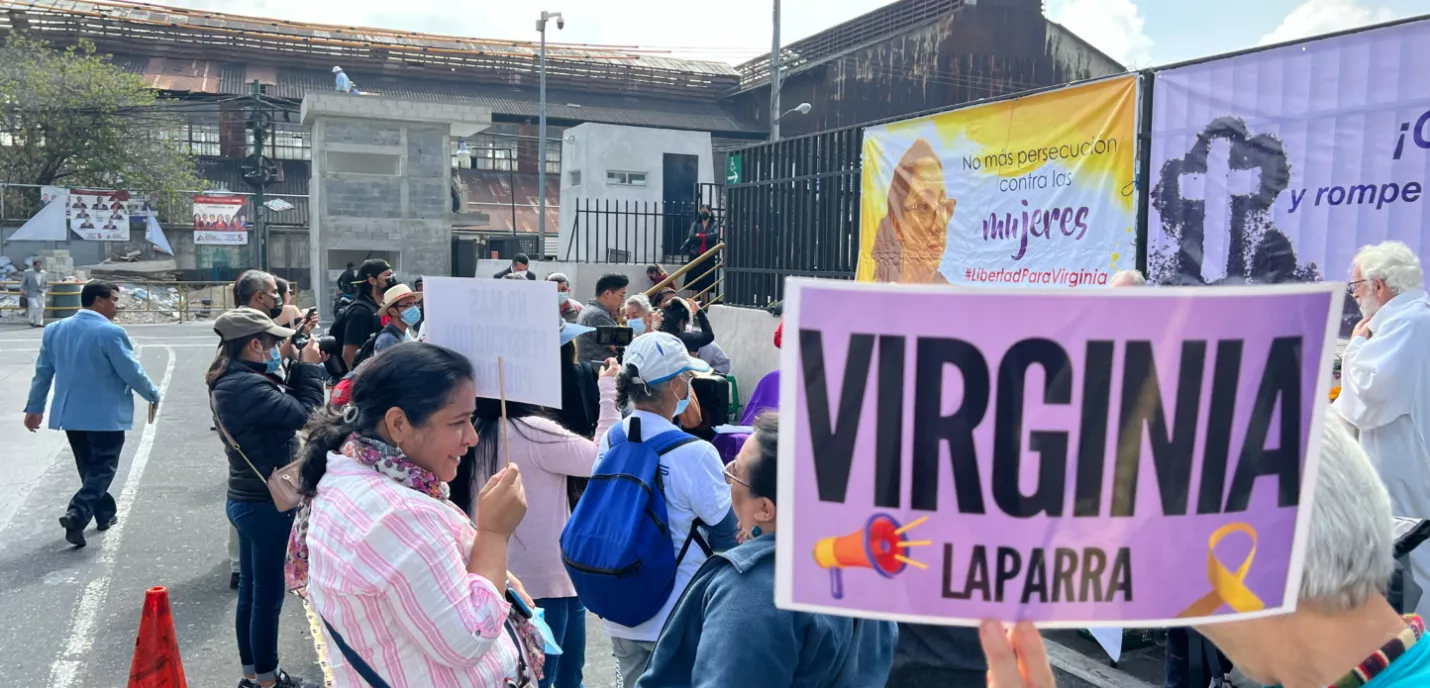 Manifestation en soutien à la prisonnière d'opinion 