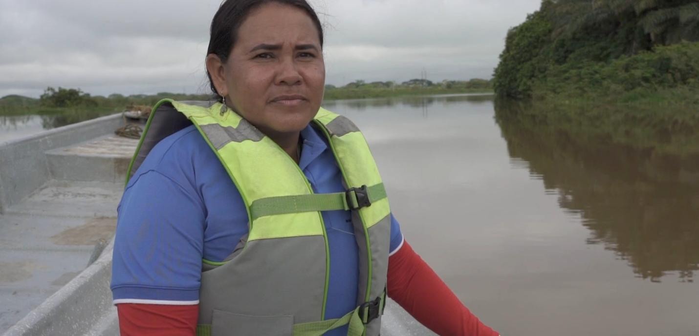 Yuly Velasquez, présidente de la FEDEPESAN