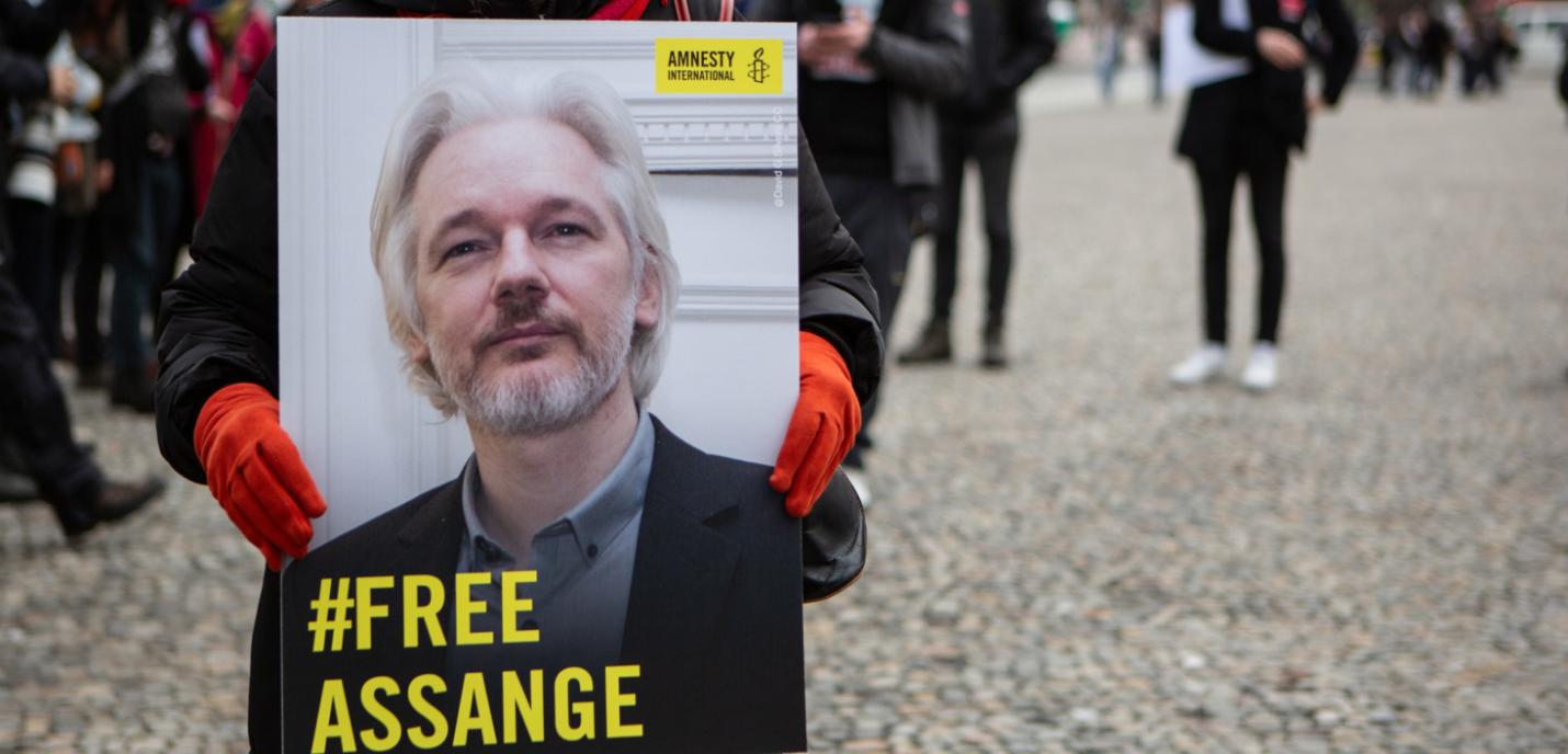 Manifestation pour la libération d'Assange