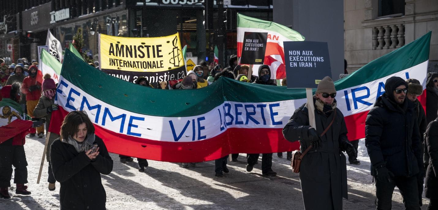 Marche en soutien au mouvement Femme, Vie, Liberté