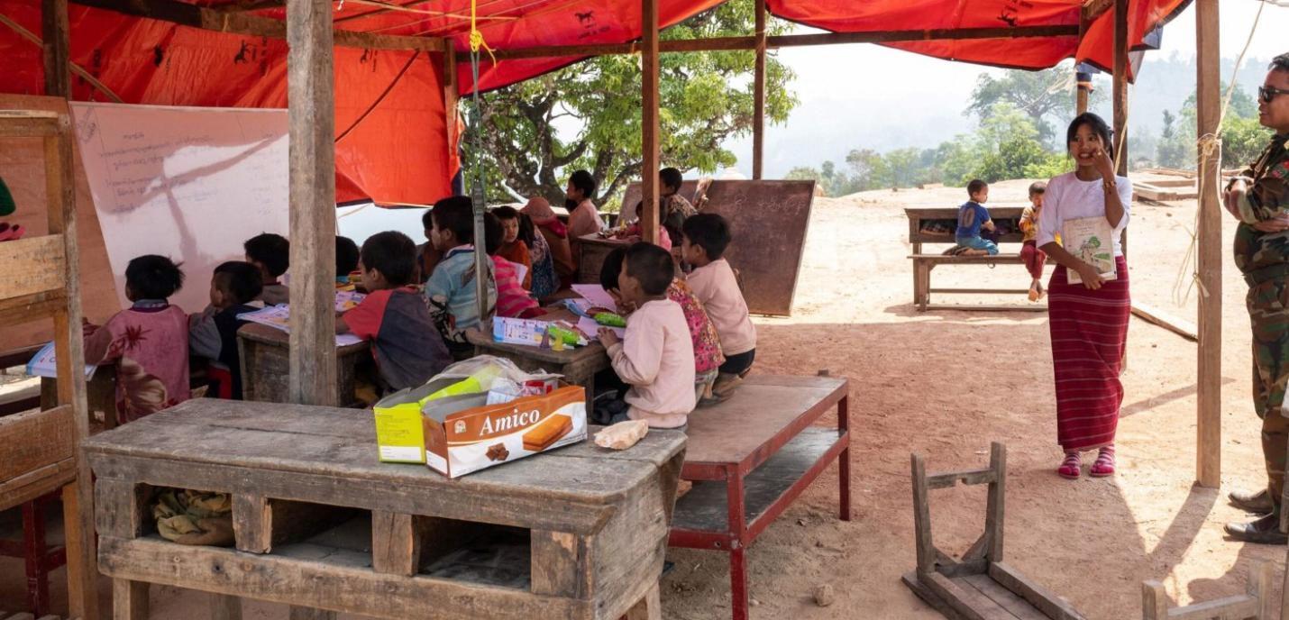 Enfants à l'école