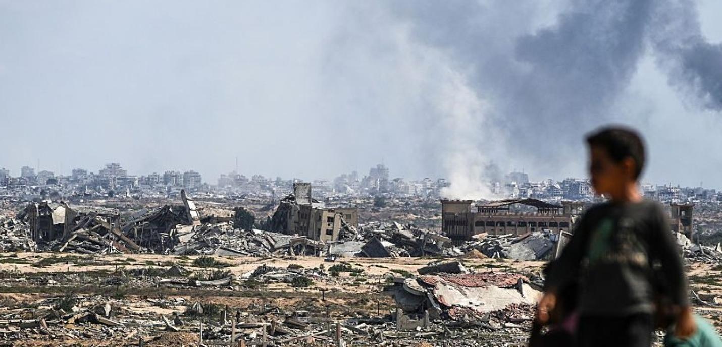 La ville de Gaza détruite