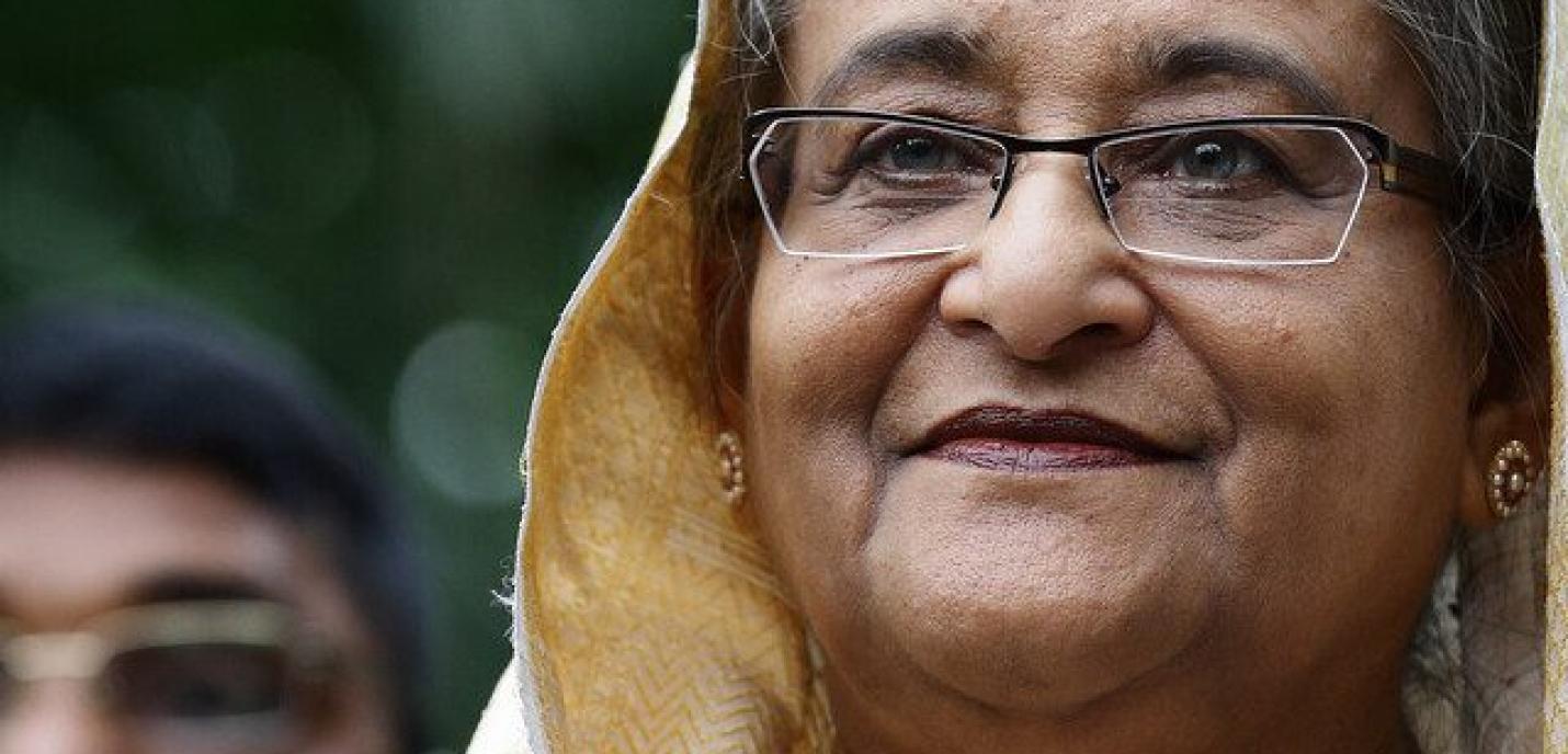 Photo portrait de Sheikh Hasina