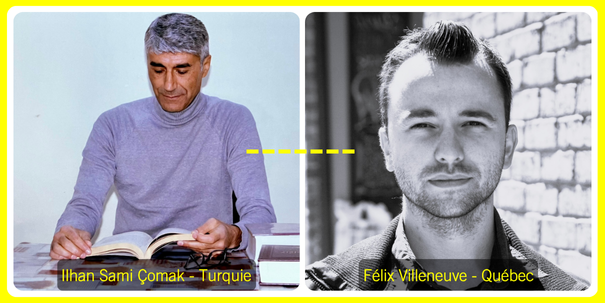 Ilhan Sami Çomak (Turquie) et Félix Villeneuve (Québec)