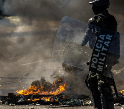 Policier au Honduras