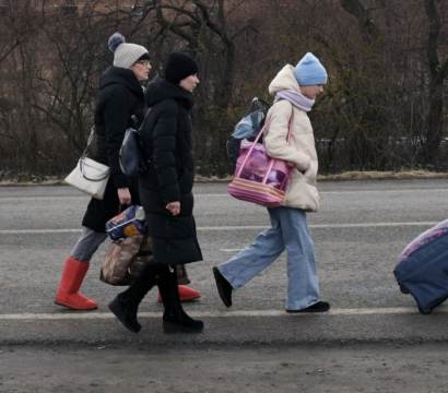 Personnes fuyant l'Ukraine