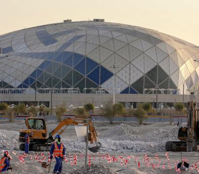 Stade de la coupe du monde au Qatar