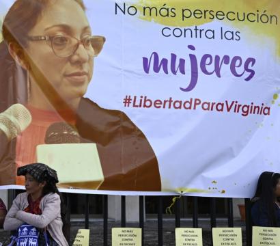 Manifestation pour mettre fin aux poursuites contre la prisonnière d’opinion Virginia Laparra