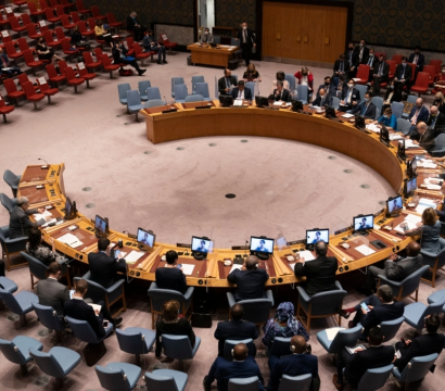 Le Conseil de sécurité des Nations Unies vu d'en haut