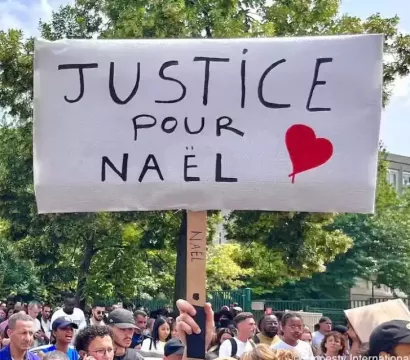 Manifestation en mémoire de Nahel
