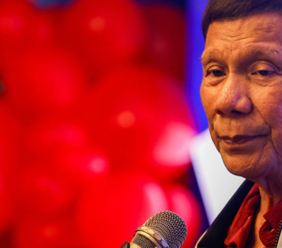 Photo de l'ancien président des Philippines, Rodrigo Duterte