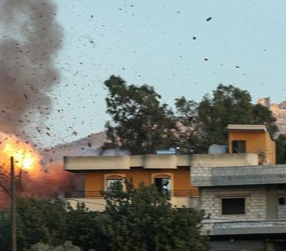 explosion d'une maison libanaise