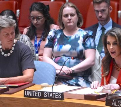 L’ambassadrice des États-Unis à l’ONU annonce le 6e véto américain contre une résolution appelant à un cessez-le-feu à Gaza.