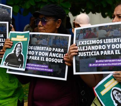 Manifestation pour la libérations des prisonniers
