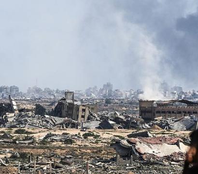 La ville de Gaza détruite
