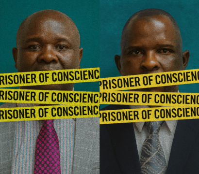 Bacede Mabuza et Mthandeni Dube, prisonniers de conscience