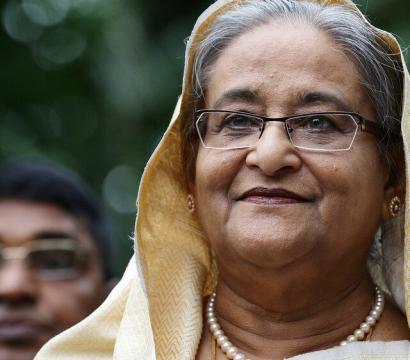 Photo portrait de Sheikh Hasina