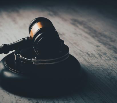 un maillet de justice