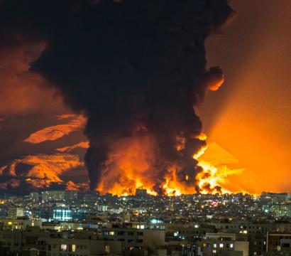 Explosion sur une ville