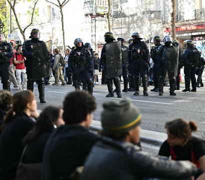 Protestations France