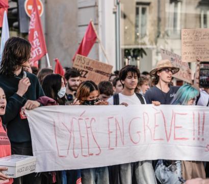 Manifestants en France 